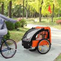 HOMCOM kinderaanhanger kinderfiets(m-2)