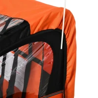 HOMCOM kinderaanhanger kinderfiets(m-8)