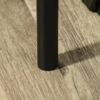 HOMCOM computertafel industriële stijl bureau bureautafel met lades home office tafel MDF metaal bruin + zwart 110 x 55 x 75 cm(m-9)