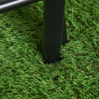 Outsunny Kunstgras gazon tapijt grasmat gazon balkon tuin 35 mm 400 x 100 cm(m-9)