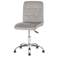 HOMCOM Salonkruk met wielen werkkruk rolkruk draaikruk in hoogte verstelbaar(m-1)