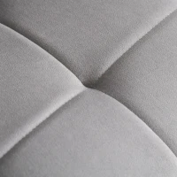 HOMCOM Salonkruk met wielen werkkruk rolkruk draaikruk in hoogte verstelbaar(m-9)