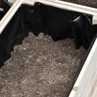 4-delig verhoogd bloemenbed van hout 4 combinatiemodi tuinbalkon 50 x 30 x 60 cm naturel(m-9)