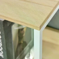 HOMCOM Chest of Drawers Bedroom Unit Storage Cabinet with 4 Fabric Bins for Living Room(m-8)