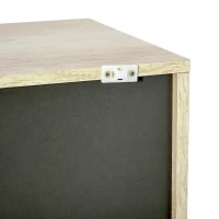 HOMCOM boekenkast, Staande kast, archiefkast, multifunctionele kast, donkergrijs, 80 x 40 x 120 cm(m-11)