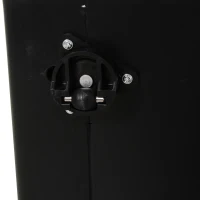 Vinsetto rolcontainer, archiefkast, kantoorcontainer met 3 laden, kantoorkast, opslag, container, staal, zwart, 39 x 48 x 59 cm(m-11)