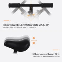 HOMCOM loopfiets kinderfiets loopfiets zijwielen pedalen 2-5 jaar zwart(m-5)