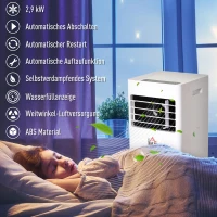 Mobiele airco 3-in-1 airco ontvochtiging 2,9 kW afstandsbediening ABS(m-5)