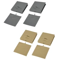 HOMCOM boekenplank keukenkast kubuskast vrijstaande stelling wit 54,5x24x122,5cm(m-8)