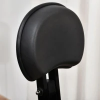 HOMCOM hometrainer fietstrainer 1,5 kg vliegwiel hometrainer met 8 verstelbare magnetische weerstandswielen staal ABS zwart 97-107 x 53 x 22 cm(m-8)