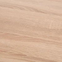 HOMCOM bureau, computertafel, bureautafel, werktafel, pc-tafel, veelzijdig inzetbaar met zes opbergvakken, lade, breed tafelblad voor studeerkamer, kantoor en woonkamer naturel 100 x 55 x 81,5 cm(m-8)