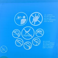 Outsunny frame zwembad met slangdraad zwembad zwembad aftapkraan voor schoon water 1000D PVC staal blauw 252 x 152 x 65 cm(m-9)