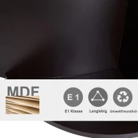 PawHut Kattenbed, kattenplank, kattenligplaats,kattenplank muur, wandmontage, pluchen bekleding MDF bruin(m-7)