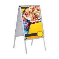 HOMCOM® posterstandaard klantenstopper reclamedisplay A1(m-1)
