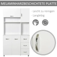 HOMCOM keukenkast opbergkast(m-6)