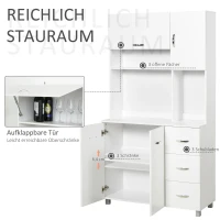 HOMCOM keukenkast opbergkast(m-4)