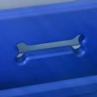 HOMCOM Kids Toy Storage Organizer Bookshelf Unit with 2-layer Storage Rack Blue(m-8)