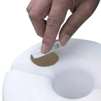 Outsunny Tent Weight Base, 4pcs Plastic Anchor Weights-White(m-7)