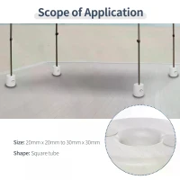 Outsunny Tent Weight Base, 4pcs Plastic Anchor Weights-White(m-4)