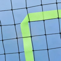 HOMCOM Tall PE Rebounder Net for Sports Target Training 90x80x140cm Black(m-9)