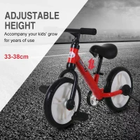 HOMCOM Kids Balance Training Bike Toy w/ Stabilizers Suitable For Child 2-5 Years(m-5)