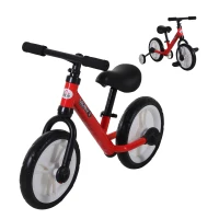 HOMCOM Kids Balance Training Bike Toy w/ Stabilizers Suitable For Child 2-5 Years(m-1)