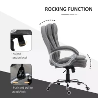 Vinsetto Executive Office Chair Grey(m-4)