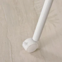 HOMCOM verrijdbaar bureau, archiefkast, opklapbare computertafel, bureautafel met lades en wielen, verrijdbare rolcontainer, spaanplaat, metaal, wit 105 x 50 x 74 cm(m-8)