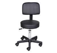 HOMCOM Swivel Gas Lift Stool-Black