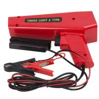 HOMCOM Pistola Estroboscopica 12V Motor Gasolina Lampara Xenon Punto De Encendido Color Rojo