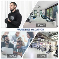 HOMCOM 15KG Single Rubber Hex Dumbbell Portable Hand Weights Dumbbell Home Gym(m-6)