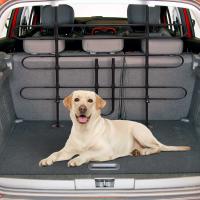 Barrera para Maletero tipo Reja Separadora Universal para Protección de Perros - Acero - Color Negro - 85-105x85-128cm
