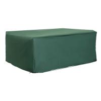 Outsunny 600D Oxford Outdoor Rattan Furniture Cover, Waterproof Anti-UV Garden Conversation Set Protection Cover Protector, Green 210L x 140W x 80Hcm