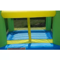 HOMCOM Nylon Inflatable Bouncy Castle Multi-Colour(m-9)