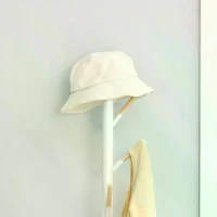 HOMCOM 174cm Free Standing Coat Rack Hat Stand Display Garment Holder Hall Tree White(m-7)