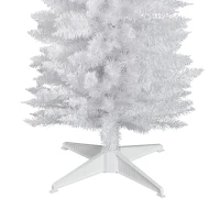 HOMCOM kerstboom dennenboom met kunststof standaard 390 takpunten wit Ø 55 x 180 h cm(m-9)