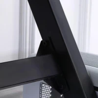 HOMCOM Small Gaming Desk, 1.2m Z-Shaped Racing Style Home Office Computer Table with 2 Cable Managements Black(m-8)