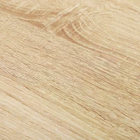 HOMCOM Bedside Table, Modern Nightstand with 2 Drawers, Zig Zag Design, Bedroom Night Table, Natural(m-11)