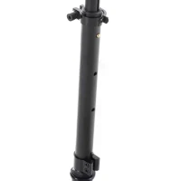 HOMCOM Foldable Kick Scooter with Double Shock Absorption and Big Wheels, Height Adjustable Aluminium Frame Big Wheel Scooter for 14+ Teens Adult - Black(m-9)