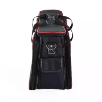 HOMCOM Heavy Duty Tool Bag Electrician bags Organizer Mechanic Storage Black(m-11)