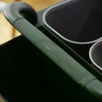 HOMCOM cleaning trolley with 3 levels 110 cm x 50 cm x 92 cm(m-6)