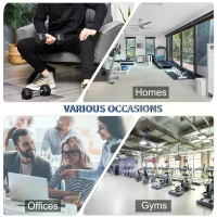 HOMCOM 2x5kg Rubber Dumbbell Sports Hex Weights Sets Gym Fitness Lifting Home(m-6)