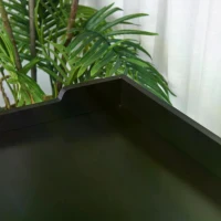 PawHut Wooden Cat Litter Box Enclosure Indoor Cat House Hidden Washroom End Table Hideaway Storage Cabinet, Brown(m-9)