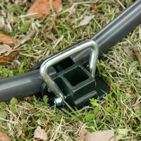 Outsunny Folding Outdoor Travel Cot Lightweight Portable Heavy Duty Adult and Kids Travel Cot w/ Large Pocket-Perfect for Hiking, Camping, and Other Outdoor activities(m-6)