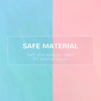 HOMCOM 2-piece Soft Play Set, Baby Foam Climber Block for Toddler 1-3 Years, Pink Blue(m-6)