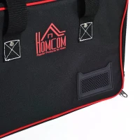 HOMCOM Heavy Duty Tool Bag Electrician bags Organizer Mechanic Storage Black(m-10)