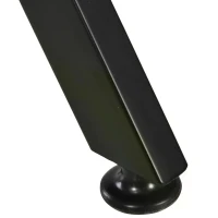 HOMCOM 47 inch/1.2M Gaming Computer Desk Writing Racing Table Workstation with Headphone Hook Curved Front Adjustable Feet for Home Office Use(m-13)