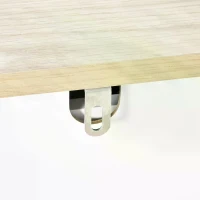 HOMCOM Kids Chest of Drawers Wardrobe Storage Tower Organizer Closet with Solid Wood Handles Anti-toppling Device for Bedroom 90 x 40 x 75.2cm White(m-5)