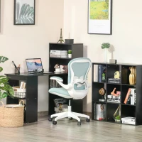 Vinsetto Mesh Home Office Chair w/ Flip-Up Arm Blue(m-11)