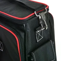 HOMCOM Heavy Duty Tool Bag Electrician bags Organizer Mechanic Storage Black(m-7)